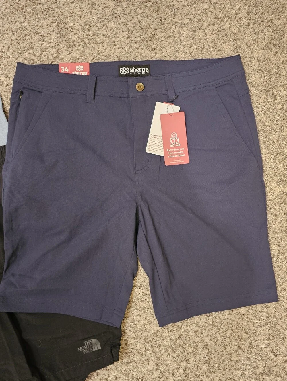 Lot 5 Mens Shorts Hurley Under Armour North Face Sherpa Nike 34 Large
